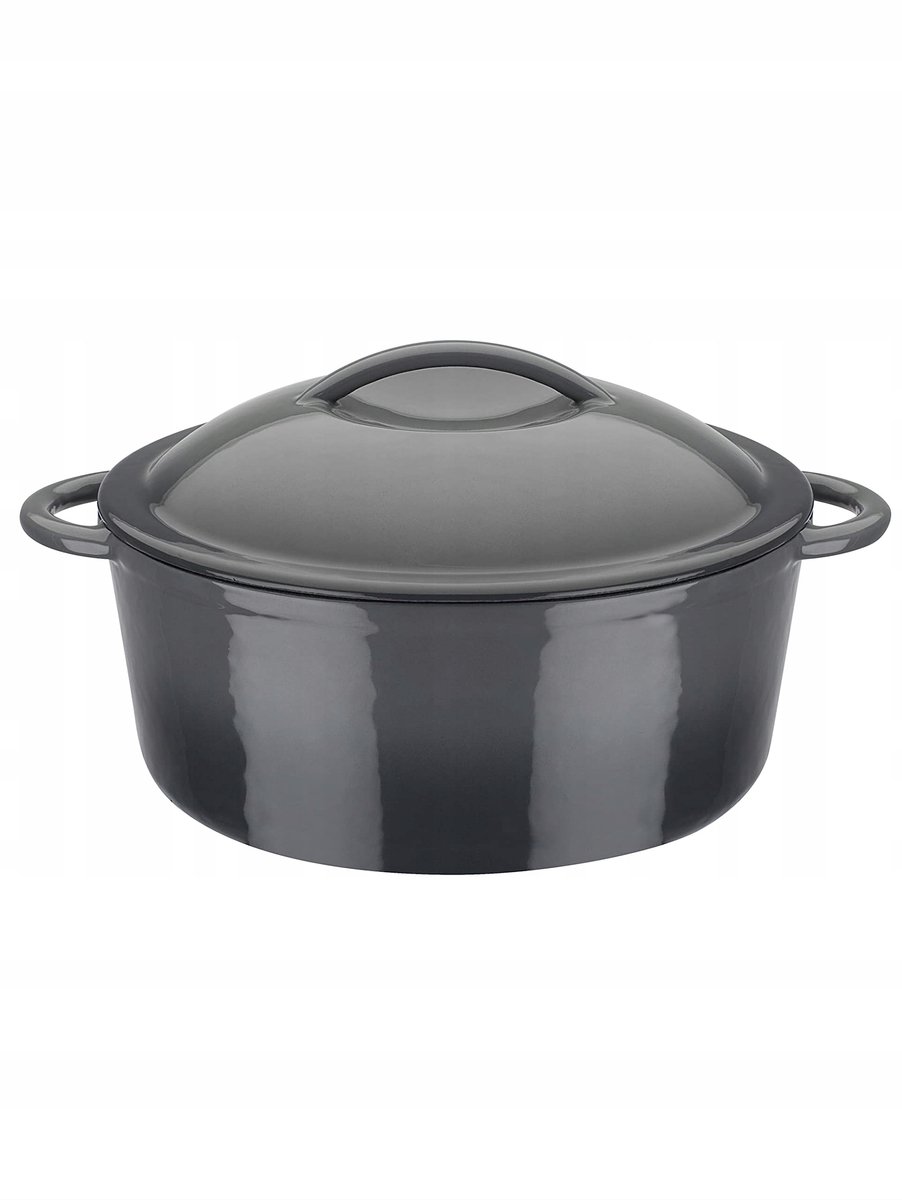 GSW Gietijzeren Braadpan Grijs 24cm 4L - Ovenbestendig