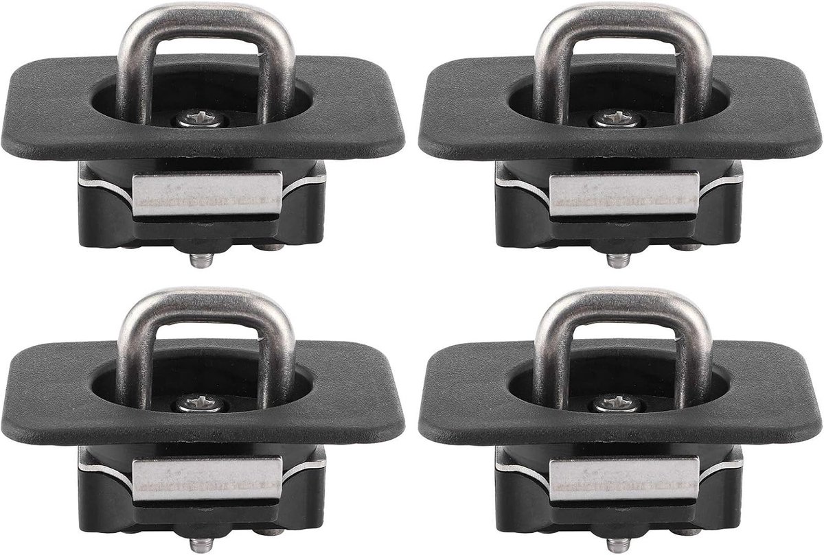 Bed Tie Downs Ankers Truck Bed Tie Downs Ankers Andere Veiligheid Componenten 4 stuks Tie Down Anker Haak Ringen Rekbaar Past voor 199814 1000LB Draagvermogen