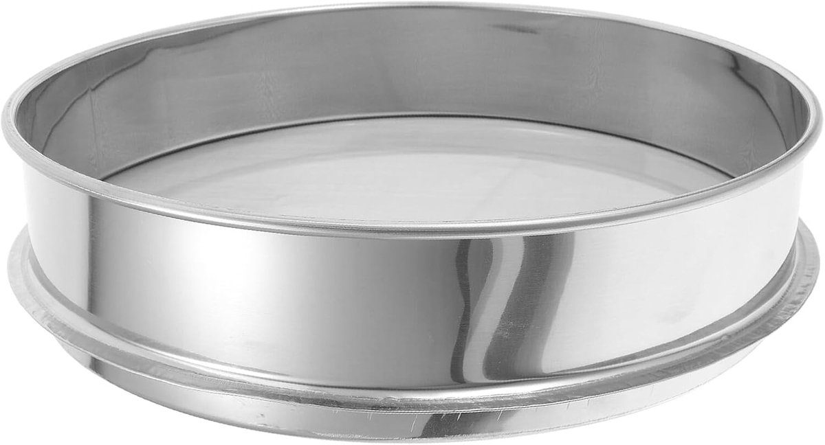 Keramische Modderfilter Rvs Zeef Draadzeef Ronde Fijnmazige Zeef Fijnmazige Rvs Glazuurfilter Zilver