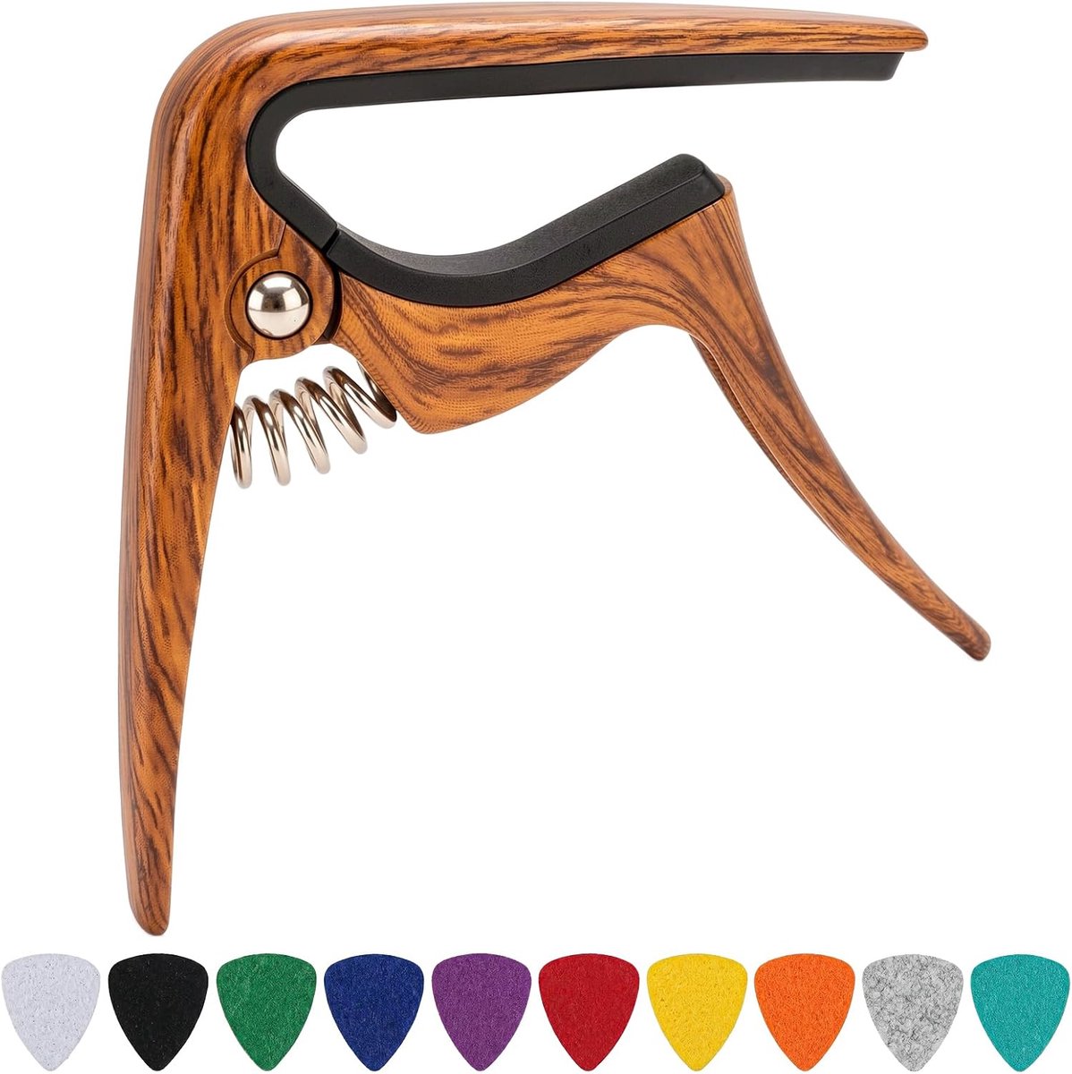 Capodaster voor gitaar, universeel inzetbaar, compact design