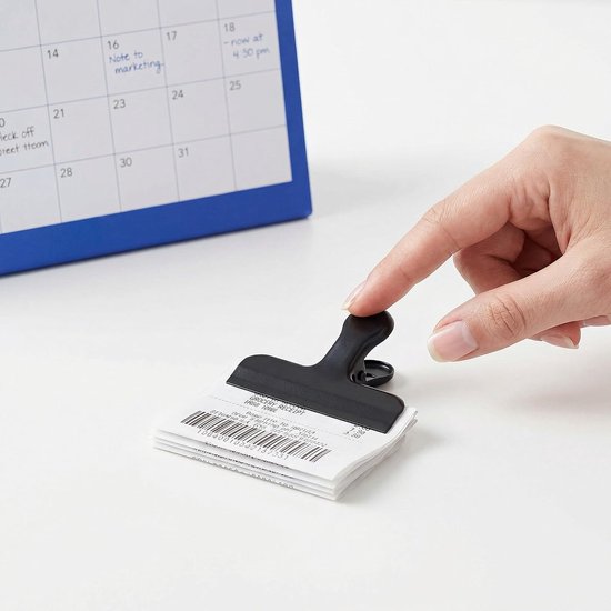 10 Stuks Delige Brede Roestvrijstalen Sluitclips voor Snacks Documenten Duurzame Metalen Zakclips voor Voedselversheid Portabele Klemmen voor Kantoor Keuken Zwart — afbeelding 2
