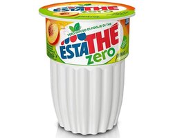 Estathé Pesca ZERO Bicchierini - Italiaanse IJsthee Perzik in beker - 24 x 20cl