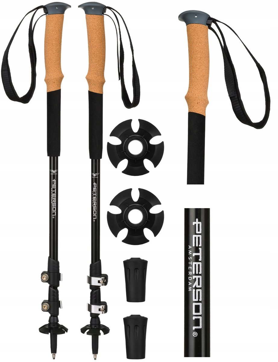 Verstelbare Nordic Walking Stokken - Lichtgewicht & Inklapbaar