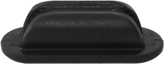 6 stuks wandgemonteerde pennenhouder, zelfklevende pennenhouder voor bureaus, bureau, koelkast, whiteboard, zwart, wit, grijs — afbeelding 2
