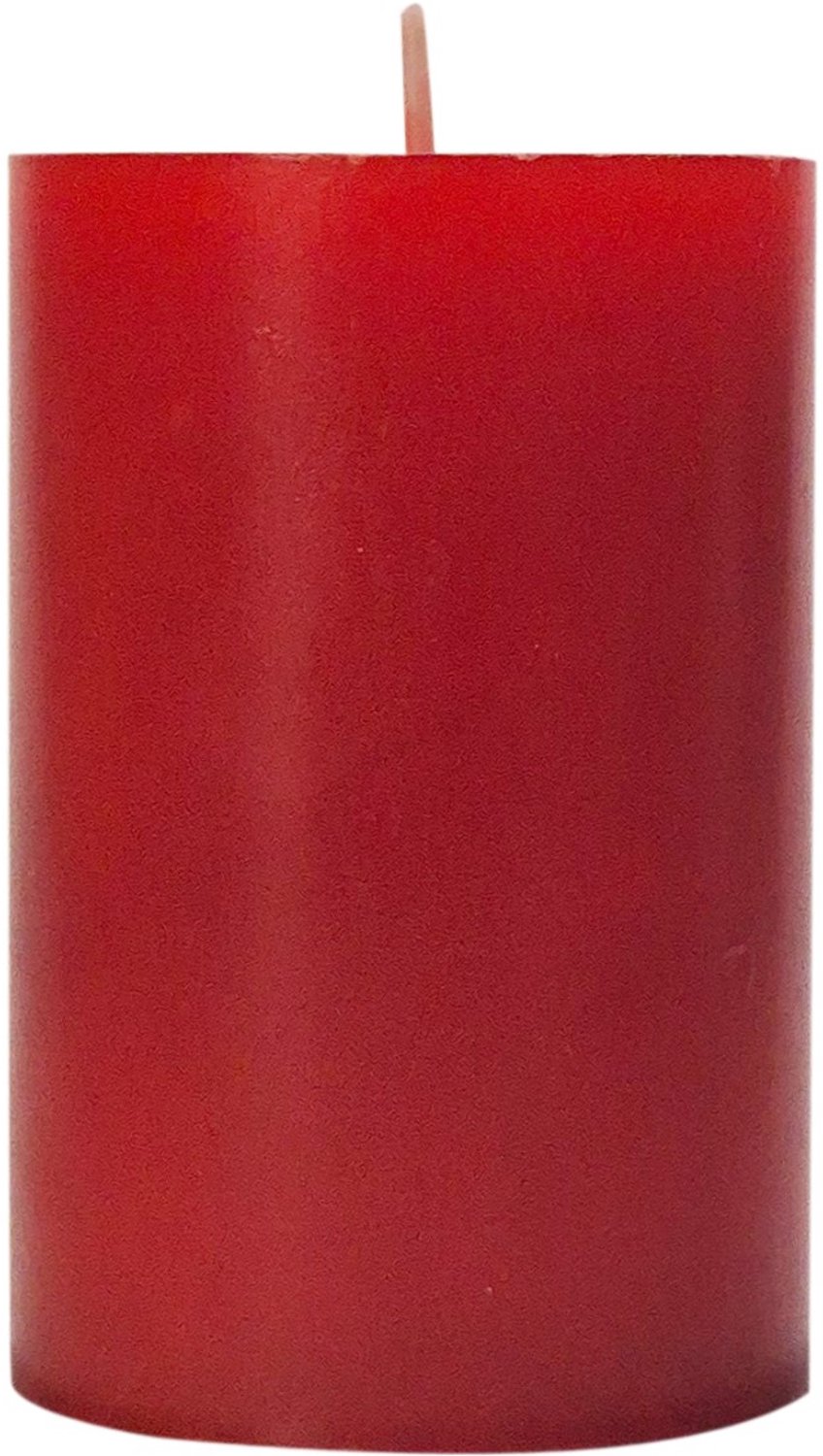 Wenzel Trend Safe Candle stompkaars robijnrood Ø 70 mm, hoogte 180 mm