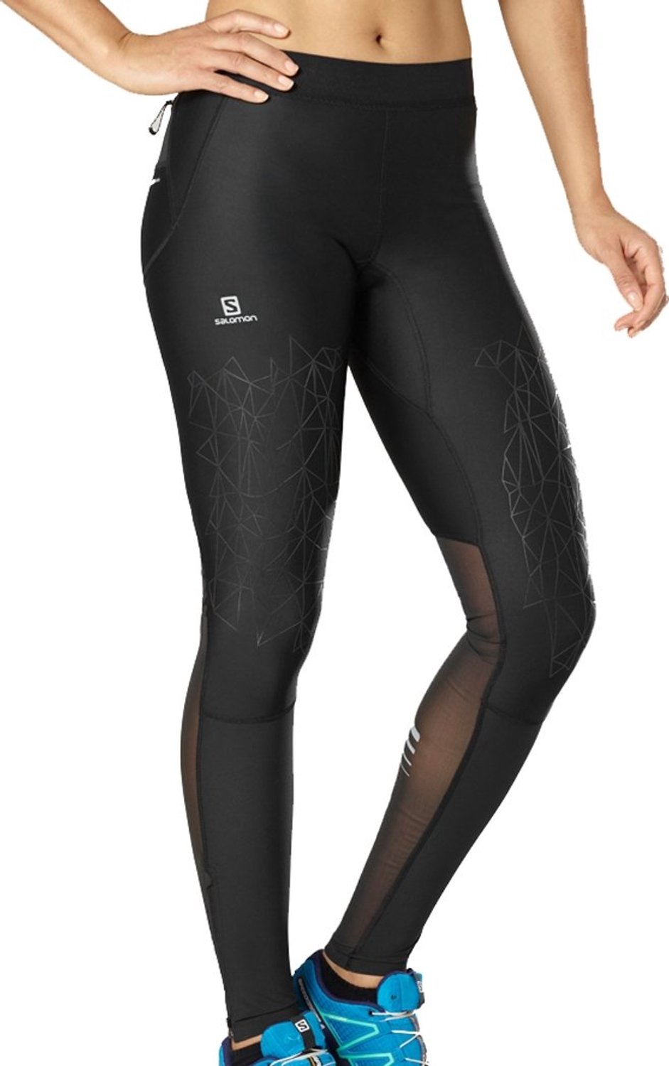 Salomon Intensity Long Tight W Hardloopbroek Zwart