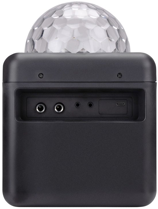 Bluetooth Karaoke Speaker - Karaoke Set Bluetooth Speaker- Draadloze Muziekbox Met Microfoon en LED-verlichting - Partybox met RGB Licht — afbeelding 2