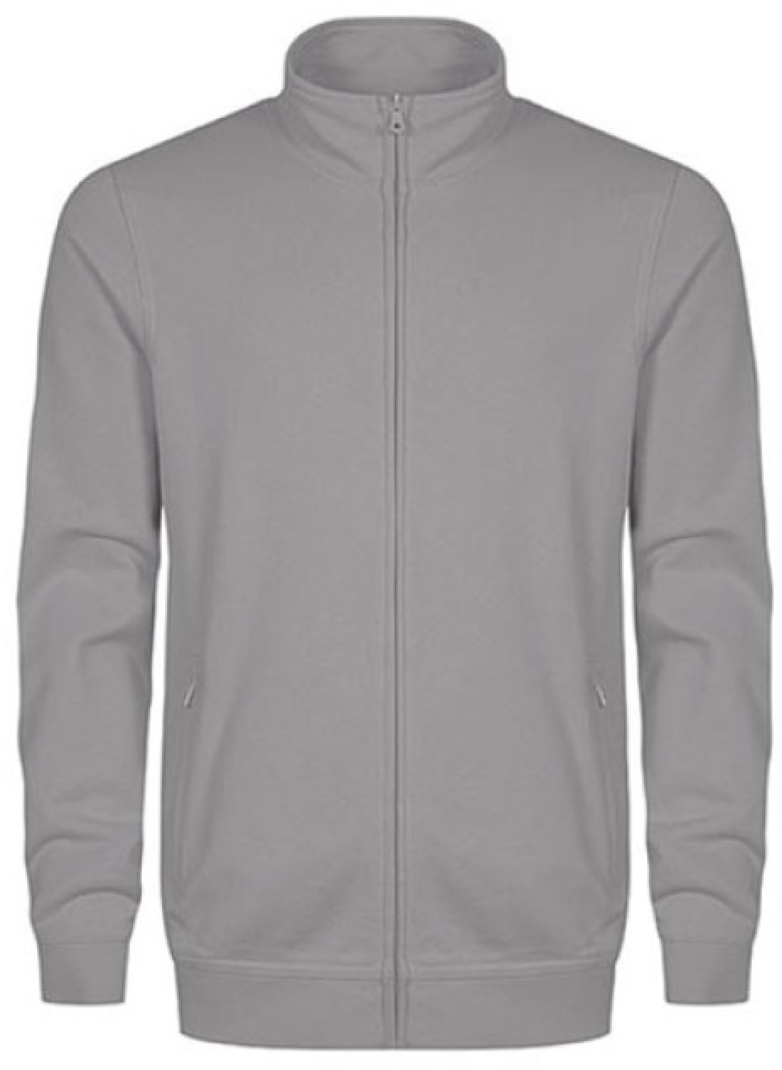 EXCD Men´s Sweatjacket CD5270 - New Light Grey (Solid) - 5XL