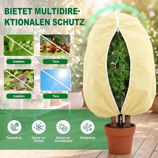 Winterbescherming voor planten, 250x360 cm — afbeelding 4
