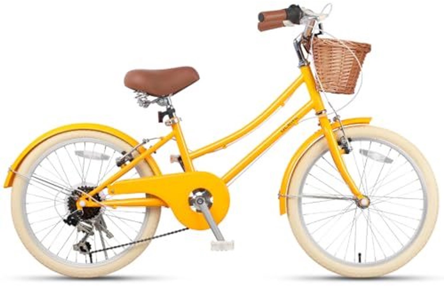 Kinder Cruiser Fiets met 6 Versnellingen en Fietmand