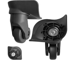 Set van 2 Reservewielen voor Koffers met 360° Draaifunctie
