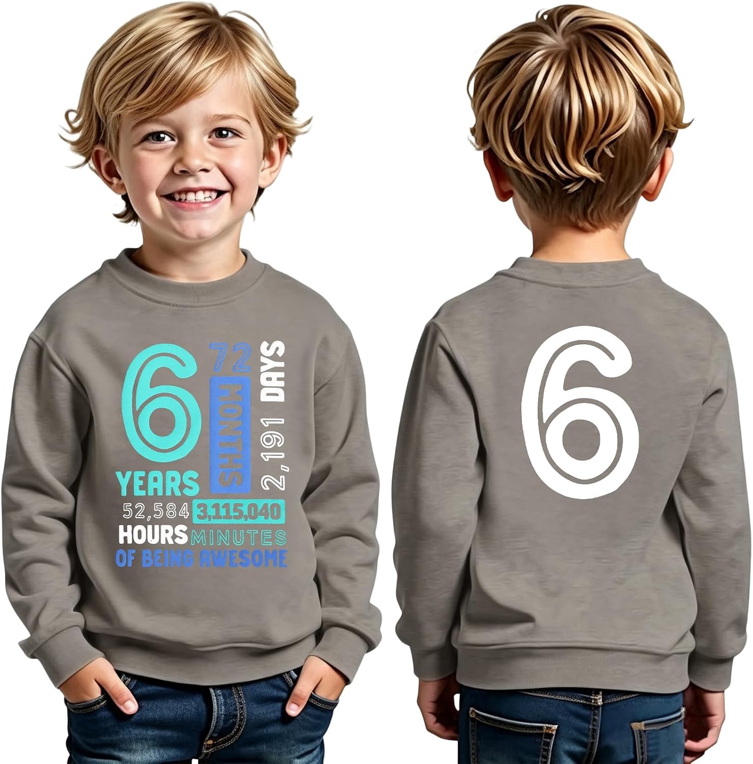 Sweatshirt voor jongens 5-10 jaar
