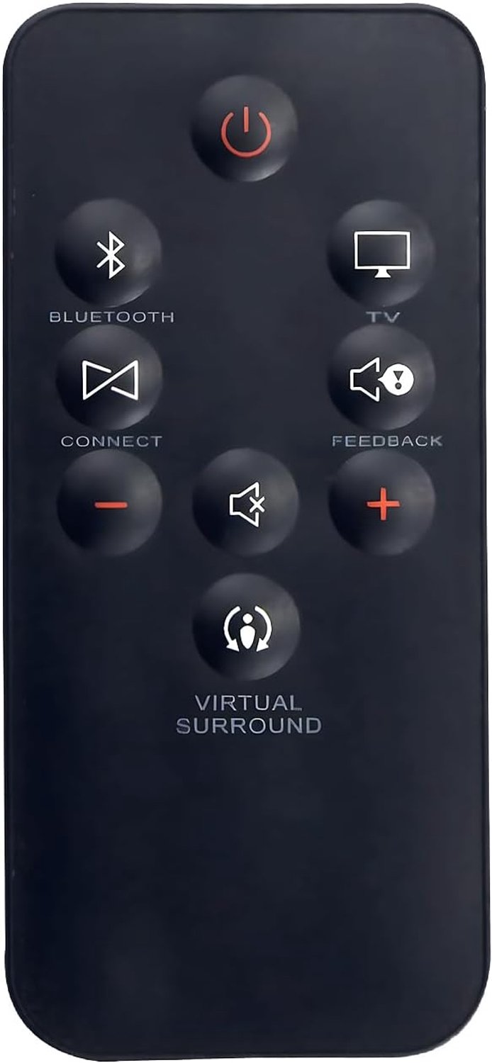 Afstandsbediening voor JBL Soundbar - vervangend model - geen installatie nodig - 30 dagen geld-terug-garantie - Vemera