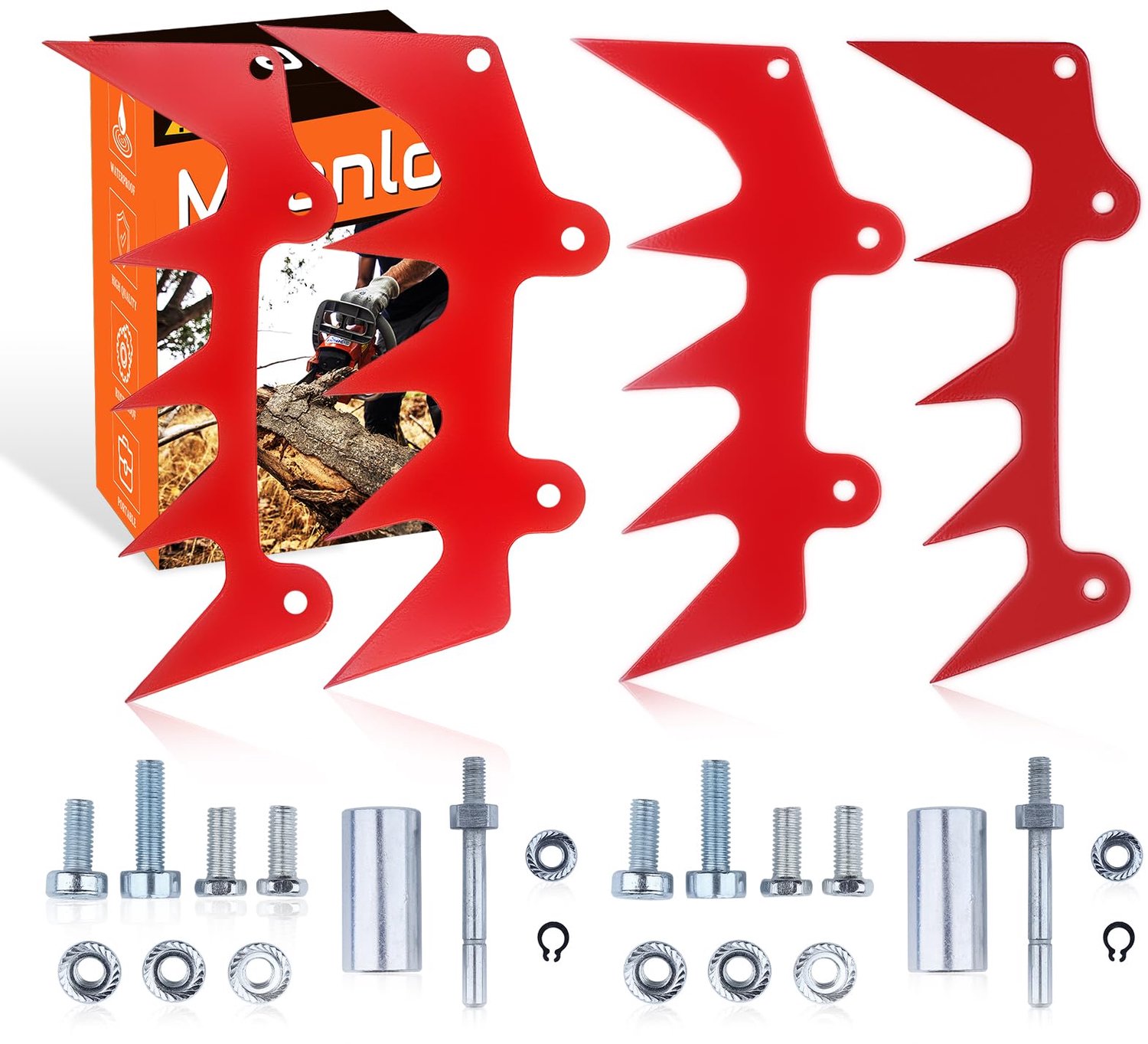 Chainsaw Bumper Spikes Set - Voor Stihl 024 026 MS240 MS260
