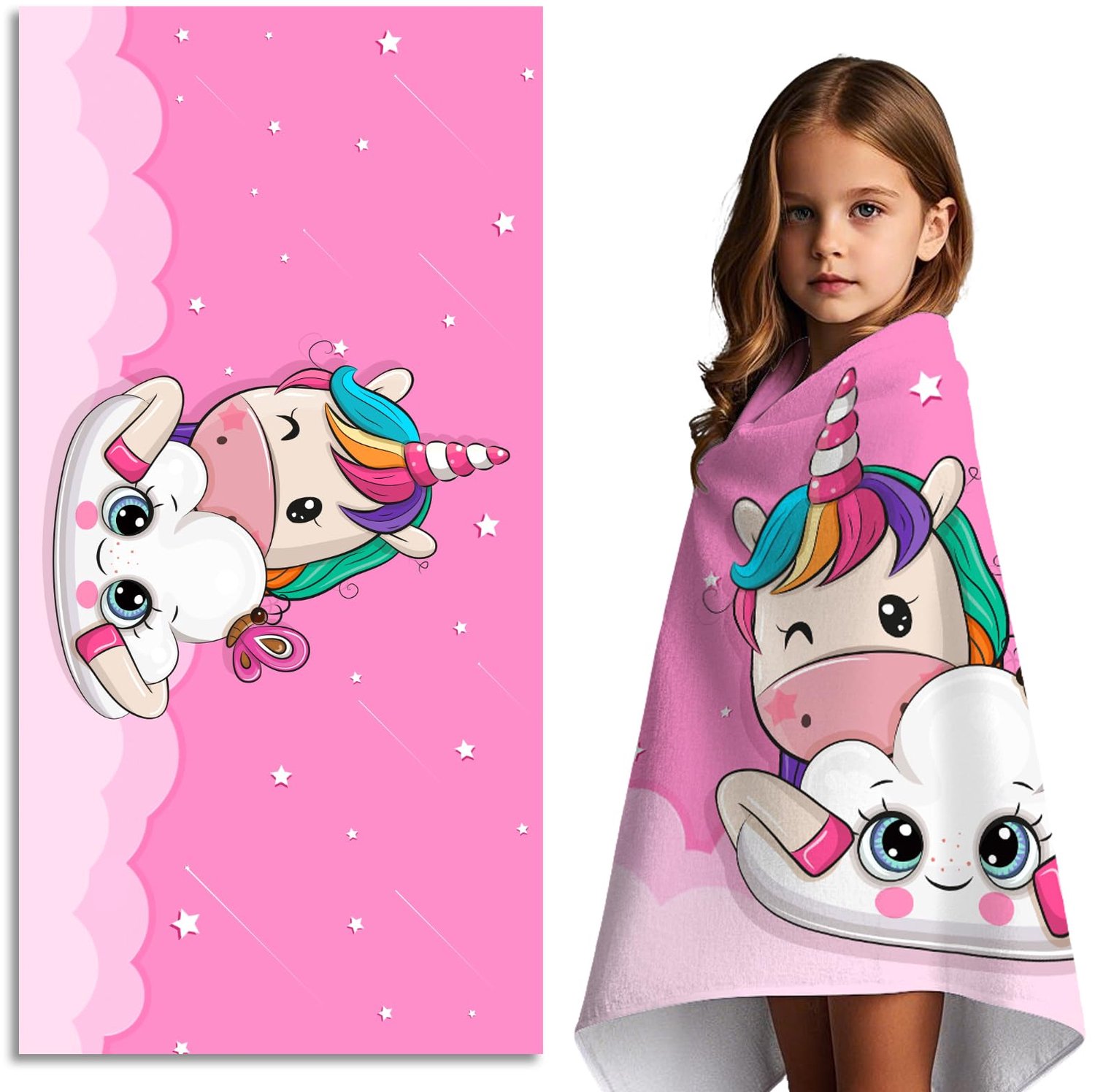 Unicorn Strandhanddoek 70 x 140 cm voor Kinderen