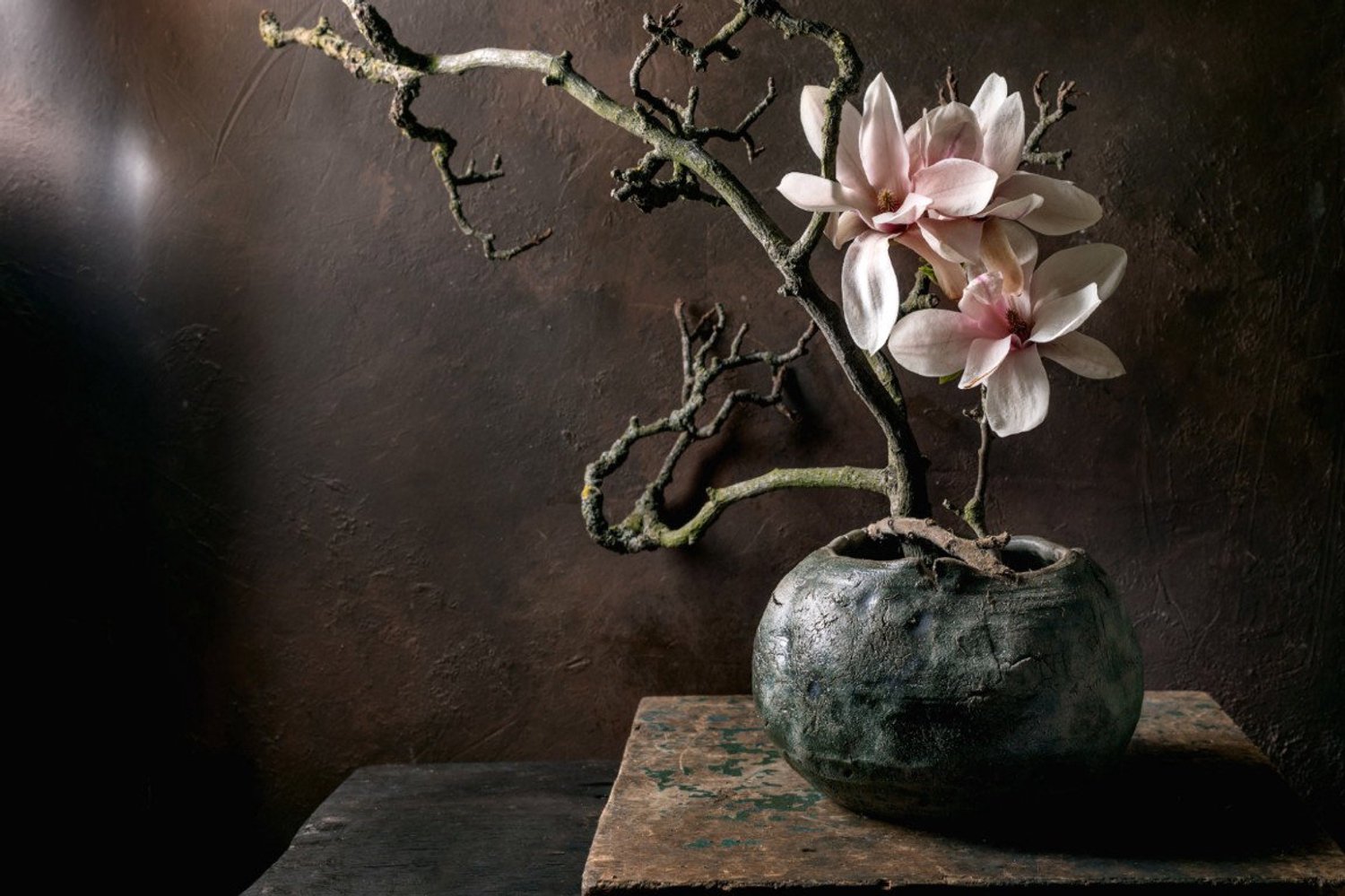 Vgdesign Magnolia tak in vaas 70x50 tuinposter banner VGDesign onbekend