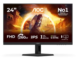 AOC G4 24G4HRE - Full HD Fast IPS Gaming Monitor - G-Sync Compatible - 0.5ms - 200hz - Speakers - 24 inch