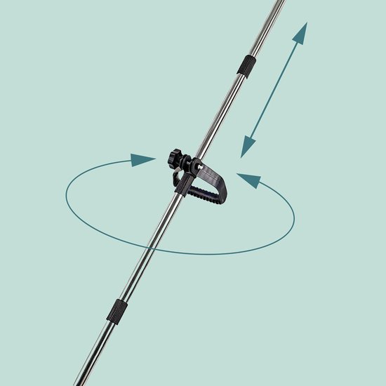 Strandhark - RVS - 140 cm steel - Metaaldetector — afbeelding 3
