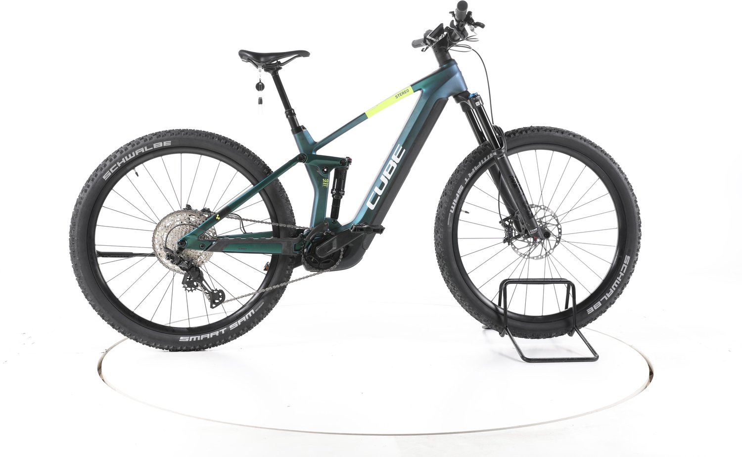Cube STEREO HYBRID 140 HPC SLX 750 Elektrische full-suspension mountainbike Accu