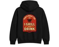 Grill Hoodie – THAT'S WHAT I DO – BBQ Outfit – Unisex Hoodie voor Dames & Heren – Origineel Cadeau