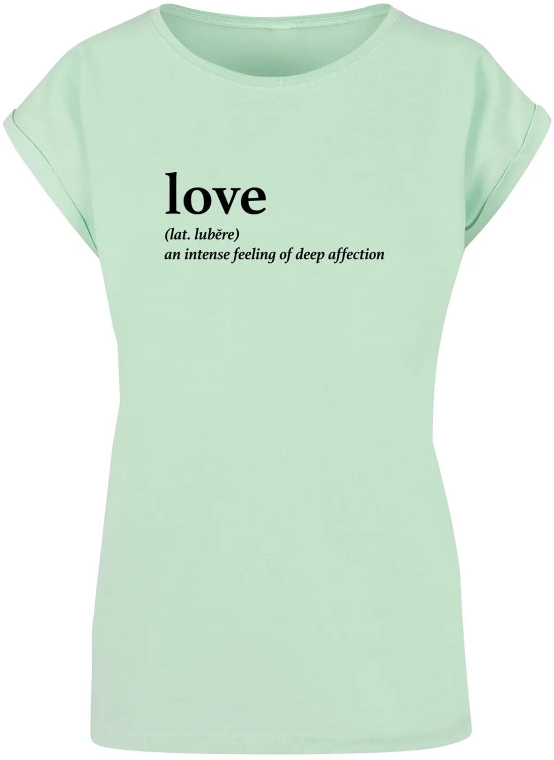 T-shirt dames Mister Tee Love Definition Neo Munt