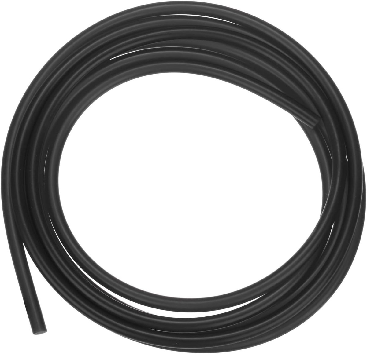 METERXITY Siliconen slang, 3/32" (2 mm) ID x 5/32" (4 mm) OD siliconenrubber vacuümbuis, 5ft (1,5 M) hoge temperatuur waterluchtslang pijp voor pomp/vloeistofoverdracht, thuisbrouwen/wijnmaken