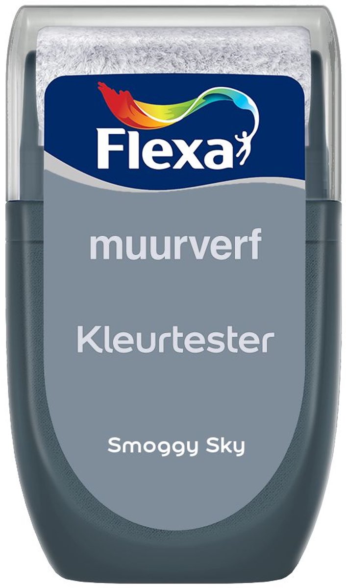 Flexa - Kleurtester Muurverf - Smoggy Sky - 30 Ml - Kleur Van Het Jaar 2027