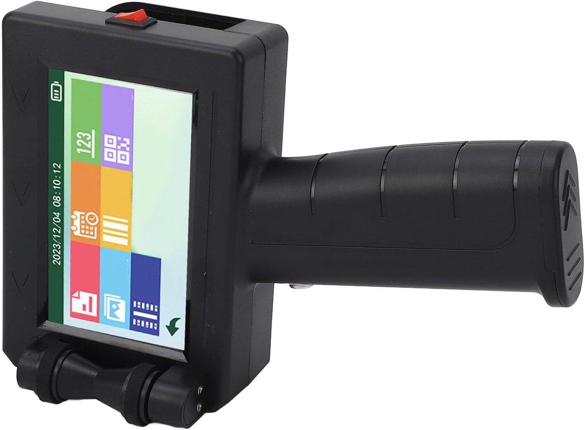 Draagbare Handheld Printer met HD Touchscreen voor Labels, QR Codes en Meer - Geschikt voor Diverse Materialen en Verpakkingen