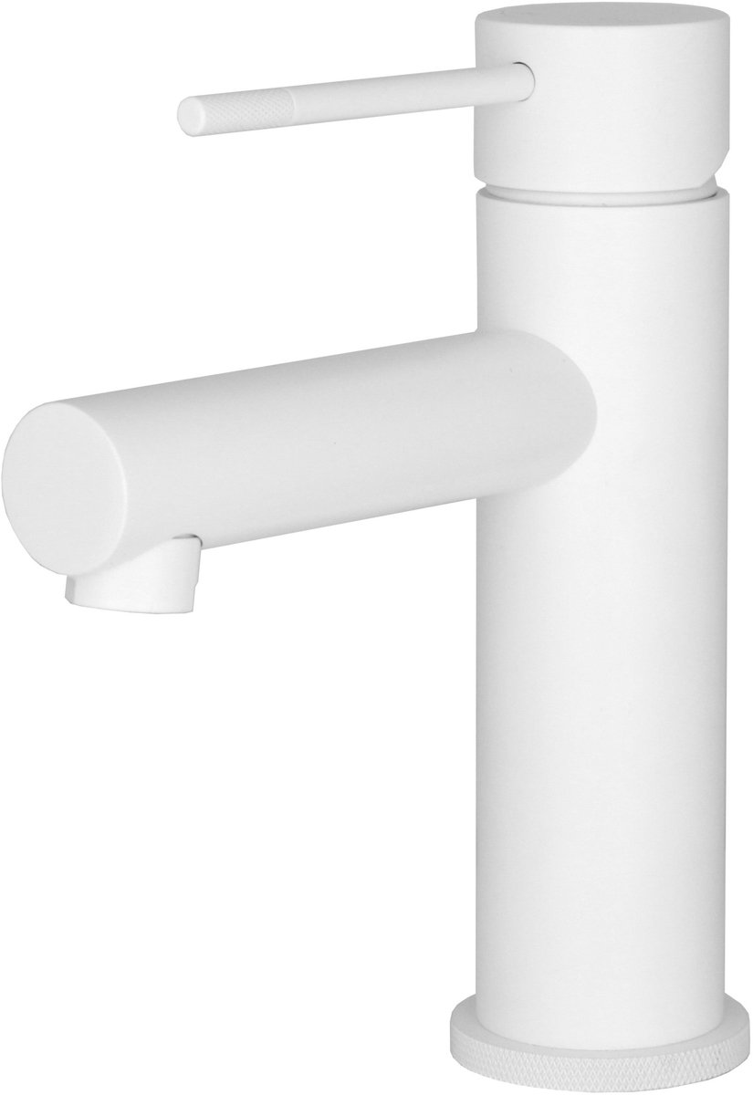 Sanitado Industry Luxe Rechte Wastafelmengkraan Mat Wit