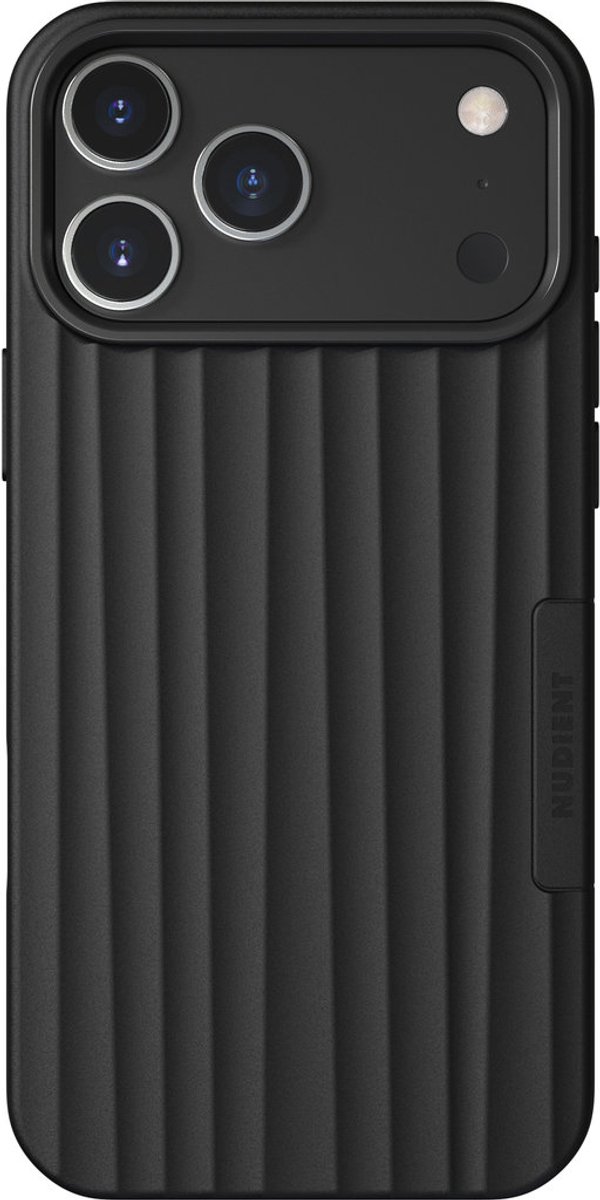 Nudient Bold MagSafe Case geschikt voor Apple iPhone 18 Pro Max/17 Pro Max Charcoal - Zwart