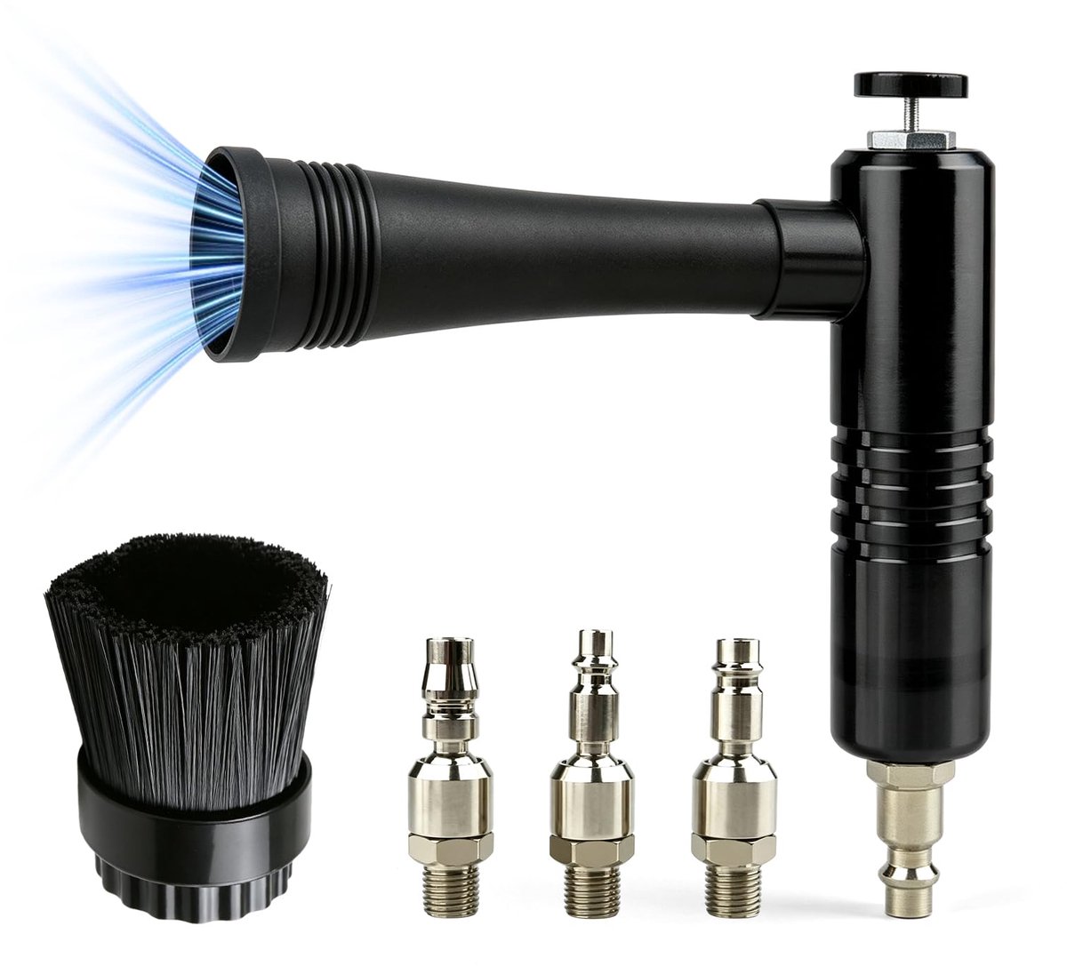 Perslucht reinigingspistool auto - Tornado Mini - draaibaar - sneldrogend voor interieur en exterieur - ShopVlot