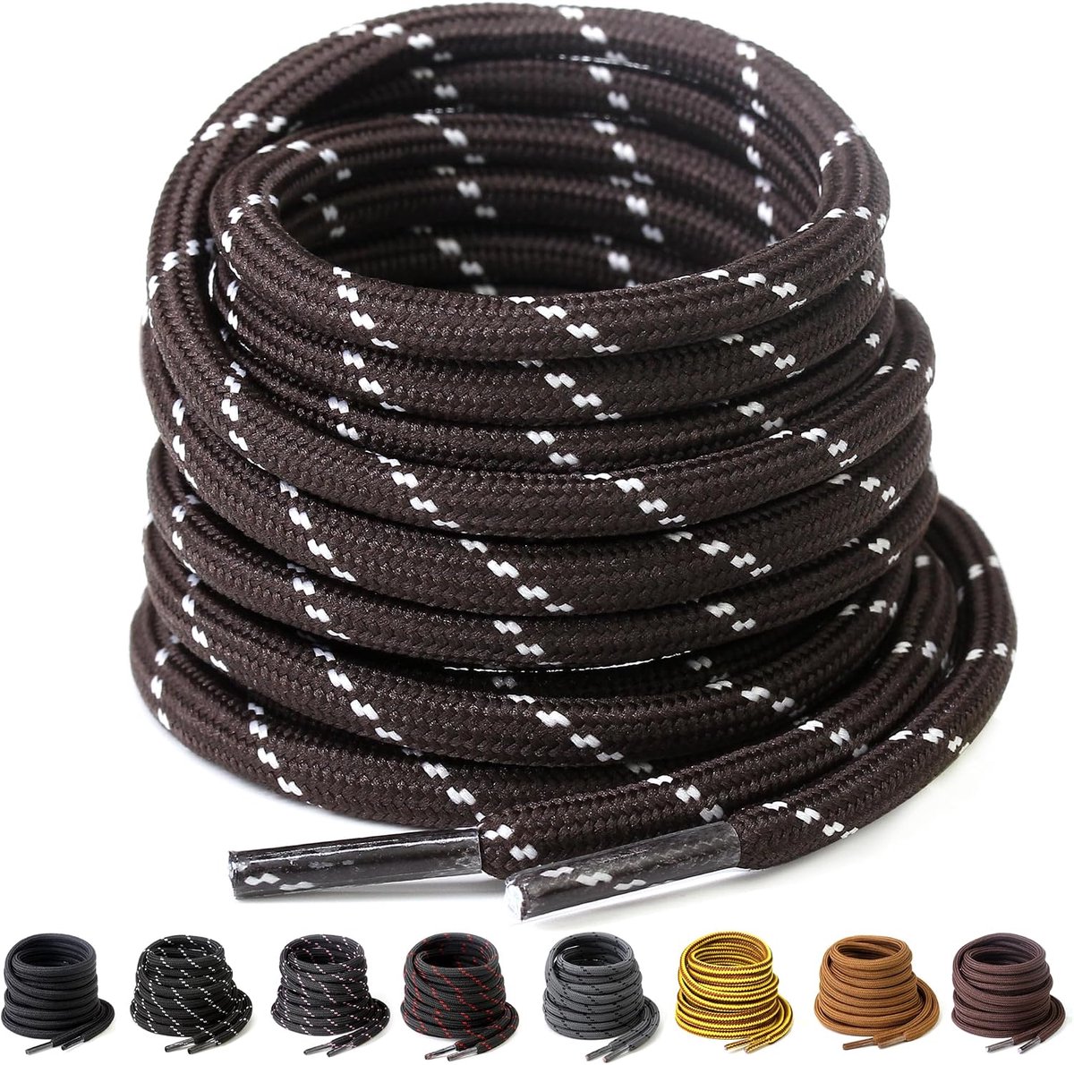Schoenveters, Premium Zwaar Belastbaar 4,5 mm Dikke Veters voor Schoenen, Laarzen, Werk & Hiken
