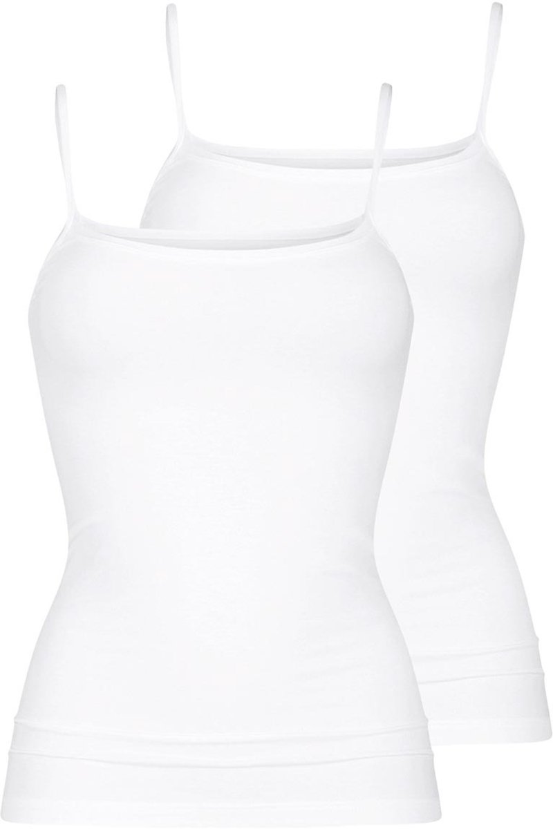 Mey Dames spaghettitop 2 pack Cotton