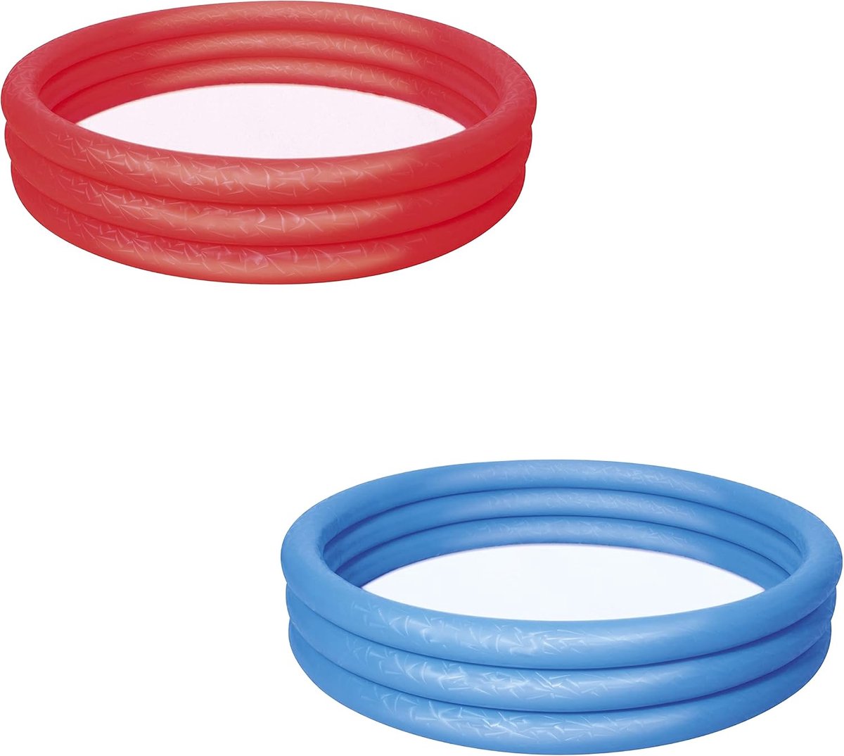 Opblaasbaar Kinderzwembad - 152 x 30 CM - Stevig Vinyl - Kinderen Jaar - Rood of Blauw