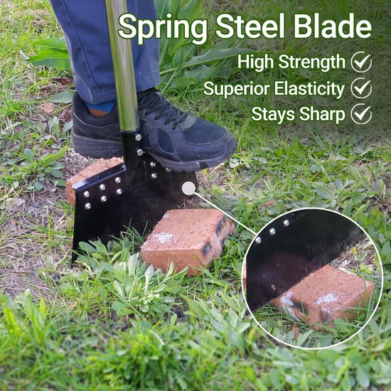 65 Inch Tuin Platte Schop met 11" Spring Steel Blade — afbeelding 2