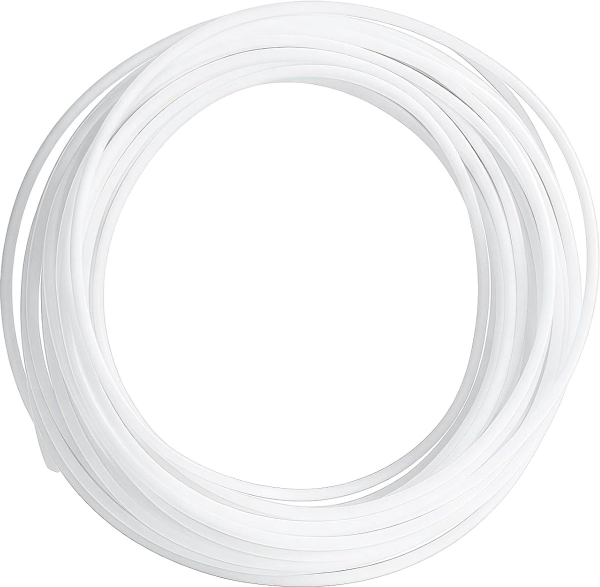 6 m PTFE slang, 2,5 mm ID x 4 mm OD PTFE buis, teflonslang voor 1,75 mm 3D-printerfilament, voor Bambu Lab A1/A1 mini/P1P/P1S/X1C, voor K1 Max/Ender 3 V3 (wit)