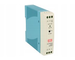 Mean Well MDR-20-24 DIN-rail netvoeding 24 V/DC 1 A 24 W Aantal uitgangen: 1 x Inhoud: 1 stuk(s)