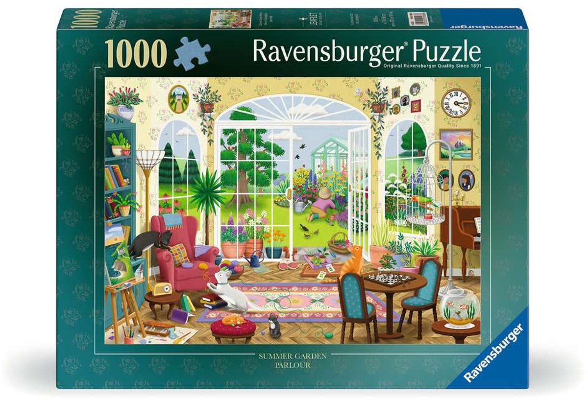 Ravensburger Puzzel -Zomertuin-salon - 1000 stukjes