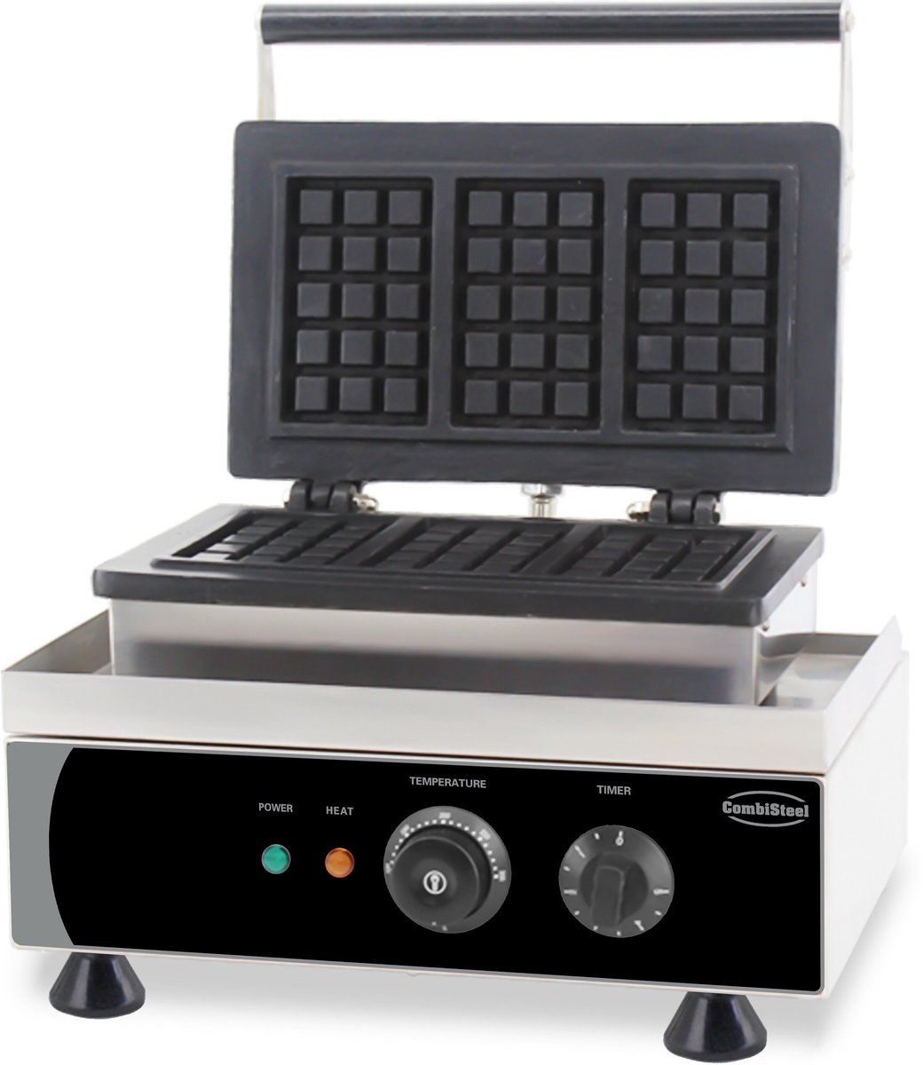 CombiSteel WAFELIJZER 3ST BRUSSELSE WAFEL - 7540.0060 - Horeca & Professioneel