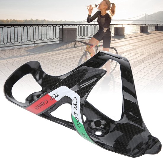 Ultra lichte carbon fietsdrinkfleshouder - Stijlvol en functioneel ontwerp voor fietsers — afbeelding 2