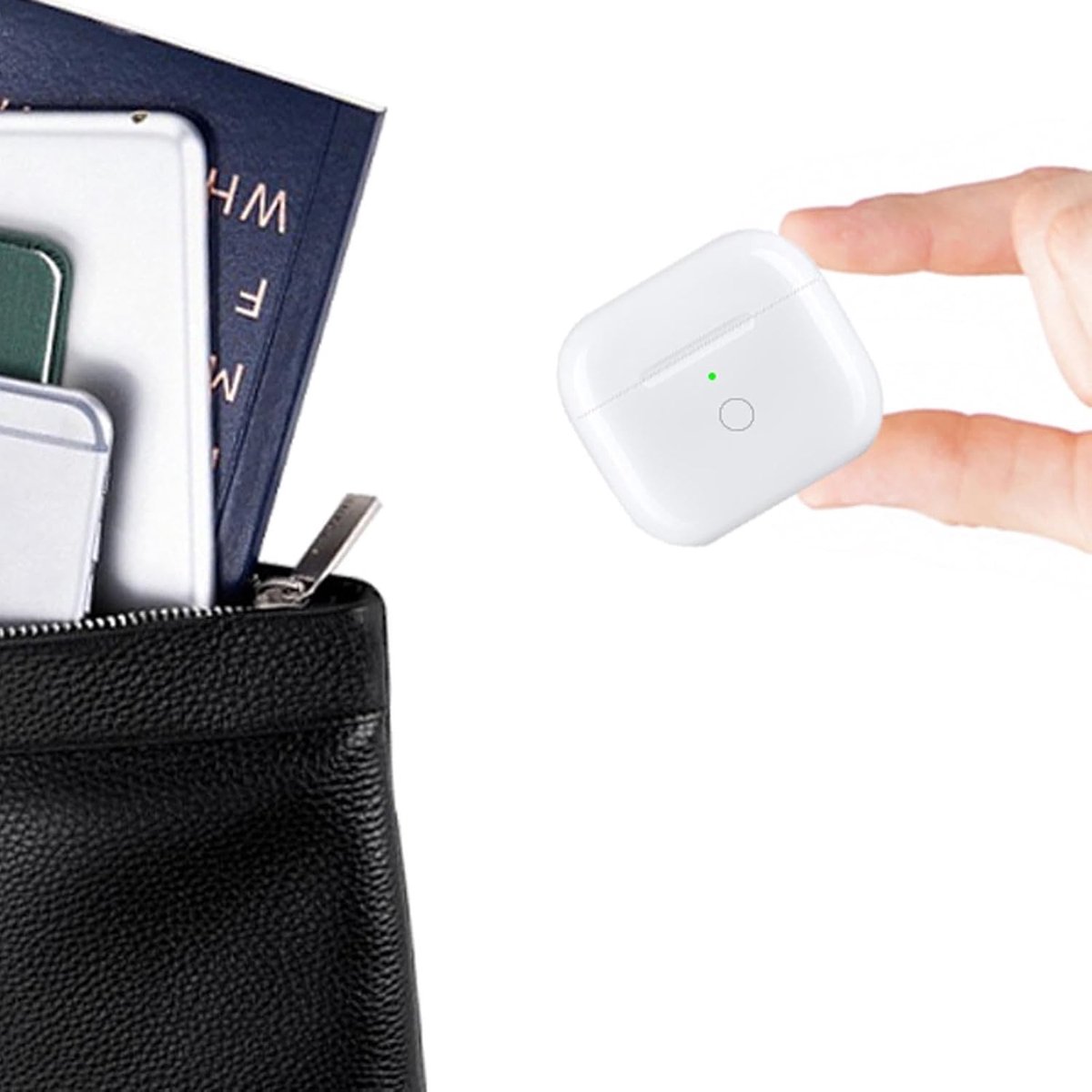 Oplaadetui voor Draadloze Oortelefoons met Ingebouwde 620 mAh Batterij, Ideaal voor Reizen en Bescherming