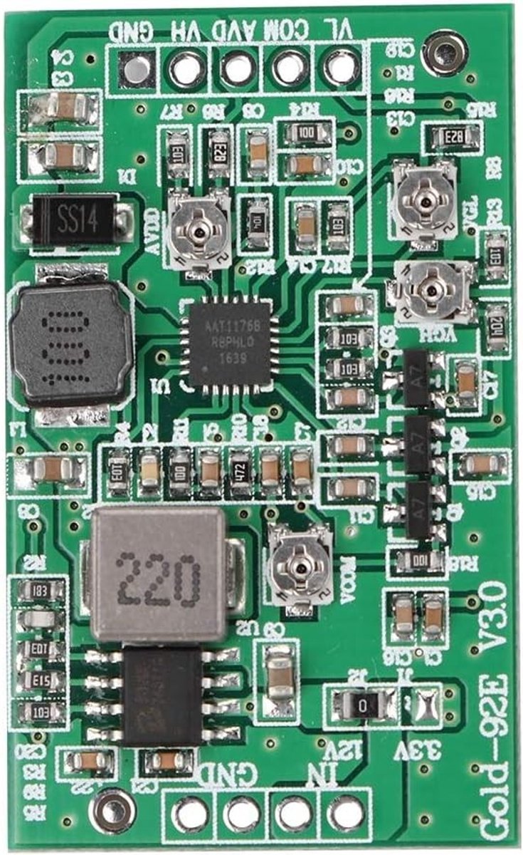 Vervangend T-Con Board voor LCD Schermen met Instelbare VGL, VGH en VCOM - Geschikt voor Meerdere Modellen