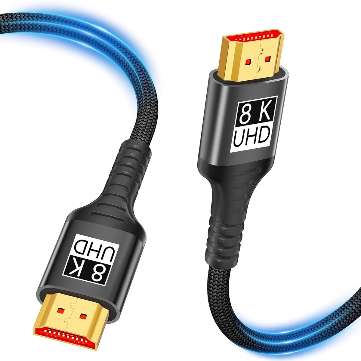 HDMI 2.1 Kabel 5M,HDMI naar Hdmi kabel 8K@60Hz 4K@120Hz 7680P Ultra High Speed HDR10 3D eARC HDCP2.2&2.3,Compatibel met PS5/PS4/X-Box/HDTV/Blu-ray-speler/Projector/Monitor/PC