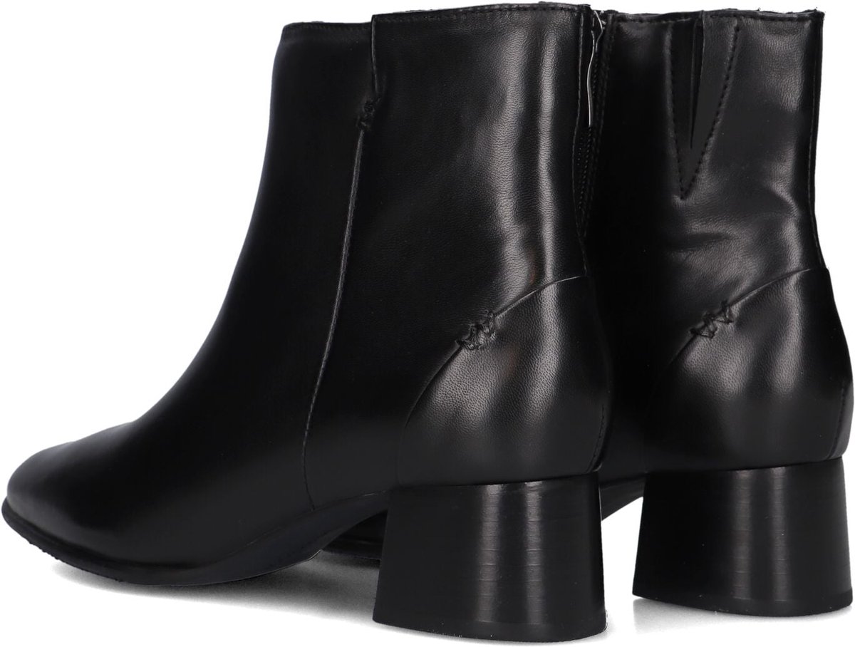 EVERYBODY Ludina Enkellaarsjes - Enkelboots met rits - Dames - Zwart - Maat 36