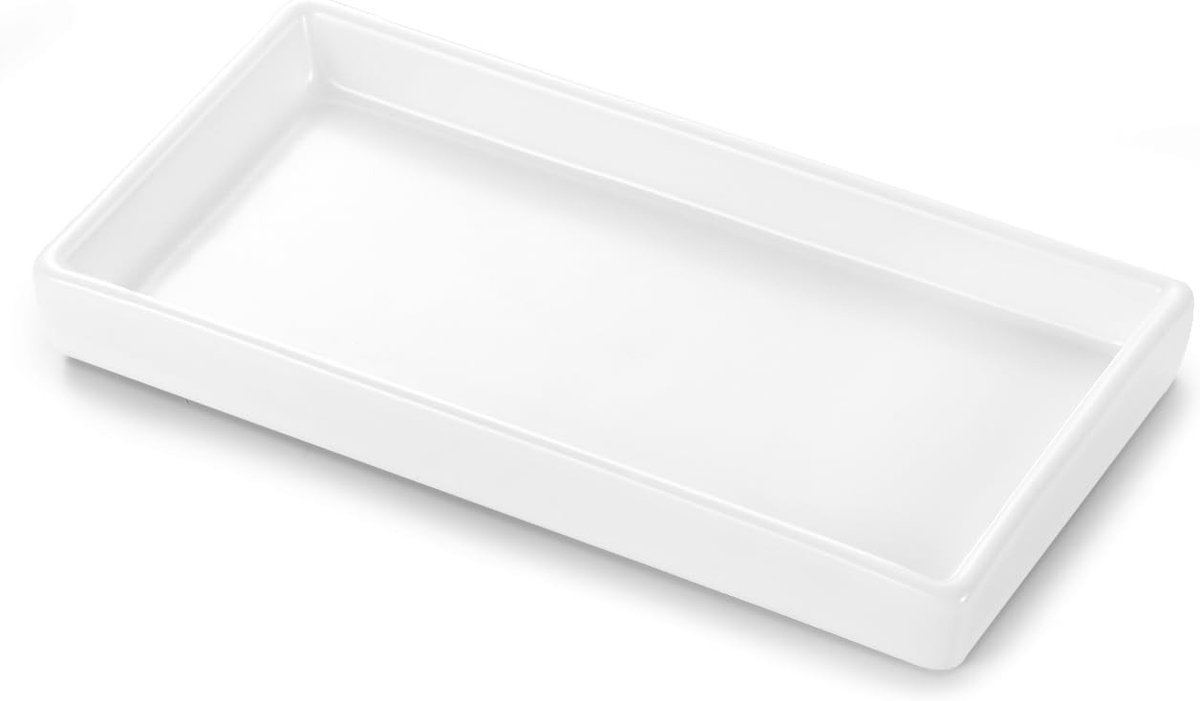 Stijlvolle Keramische Badkamer Vanity Tray voor Parfum en Sieraden - Organiseer met Elegantie