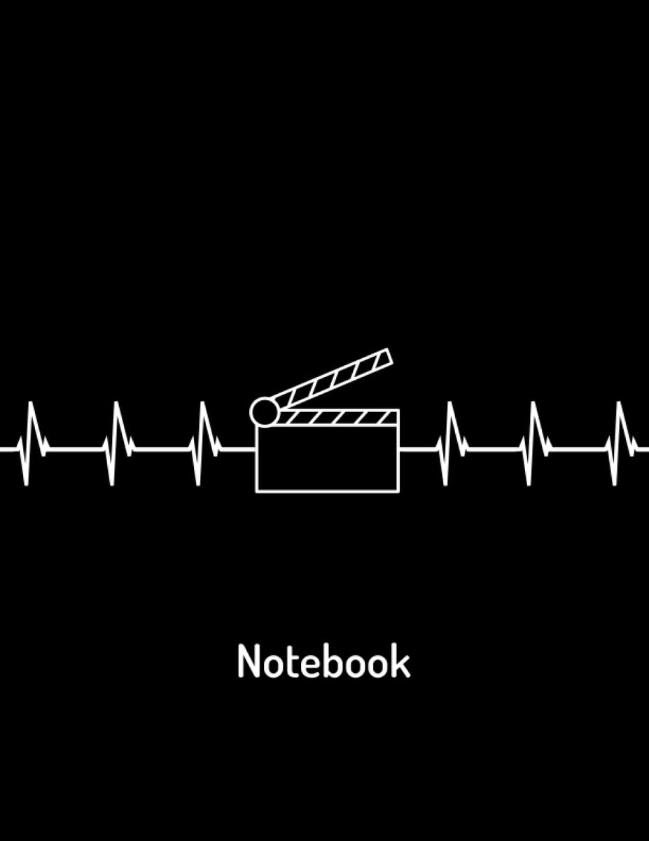 Clapperboard Film Notebook: 110 Blank Lined pages Notebook/Journal - Movies Clapboard Notebook/Journal - ShopVlot