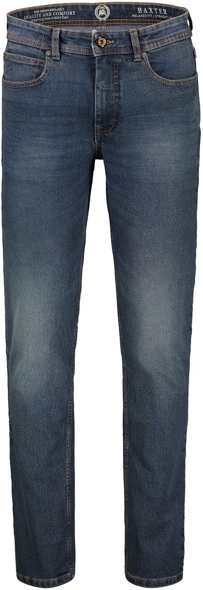 LERROS BAXTER 5-pocket stretch-denim, relaxed fit , Maat: W31_L34 , Kleur: WORKER BLUE , 78% katoen, 20% polyester, 2% elastaan