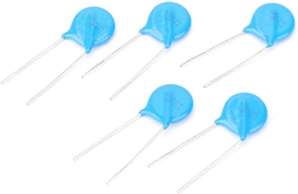 50pcs Varistors MOV Varistor Voltage Gated Resistors Radial Conductor Disc Varistors 10D431K 10D-431K 10mm Diameter - ShopVlot