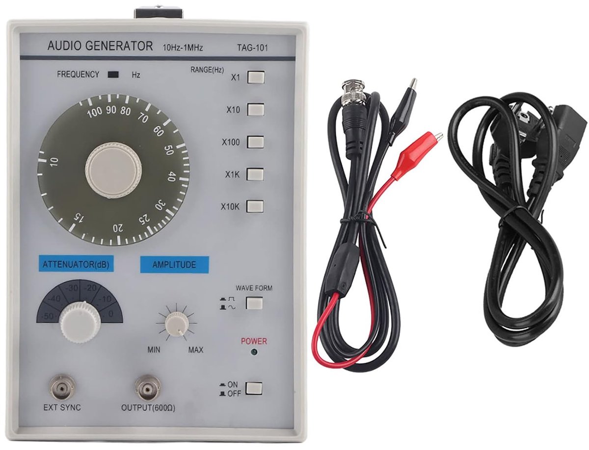TAG 101 Audio Generator 10Hz 1MHz Low Frequency Signal Generator Maintenance 220V (EU Plug) - ShopVlot