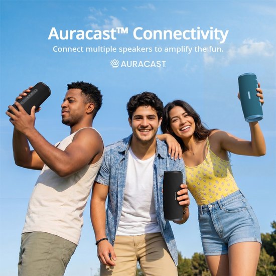 Tronsmart‑Mirtune‑C3‑Plus‑Draagbare‑Bluetooth‑Luidspreker‑50W‑IPX7‑Waterdicht‑Auracast‑Multi‑Speaker‑12‑uur‑Speeltijd‑Voor‑Camping‑Buiten-Blawu — afbeelding 4